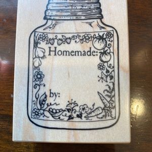 PSX Vintage Rubber Stamp "Made By" F-1167